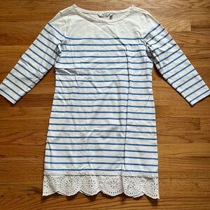 Vineyard Vines Blue and White Striped Dress